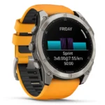 Fenix 8 Amoled Sapphire 51mm Orange/Arancione - immagine 4