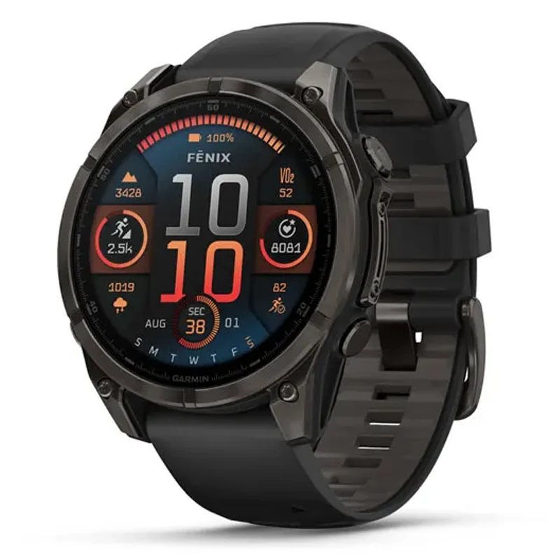 garmin-orologio-fenix-8-amoled-sapphire Fenix 8 Amoled Sapphire 47mm Nero Black - immagine 1